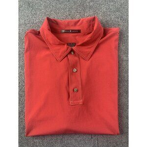 Nike Tiger Woods Mens Short Sleeve Golf Polo Shirt Size XL Red